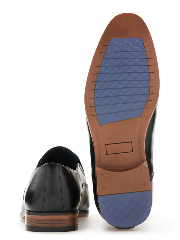 Slick Cap Toe Slip-On (Black) 