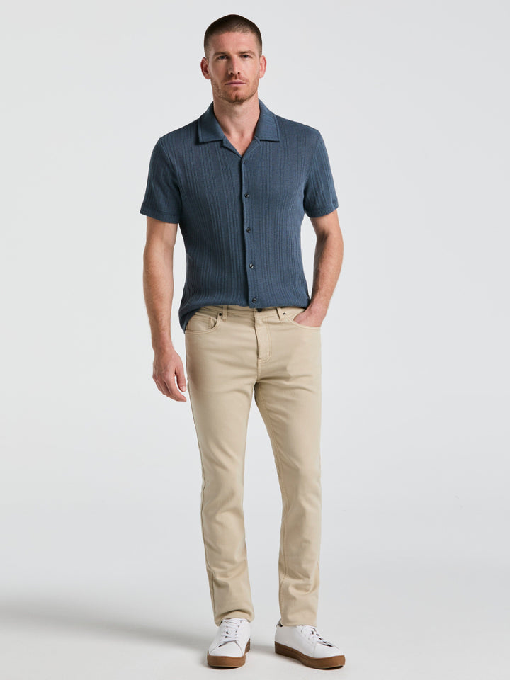 Slim Fit 5 Pocket Denim Pant (Bone Wash) 