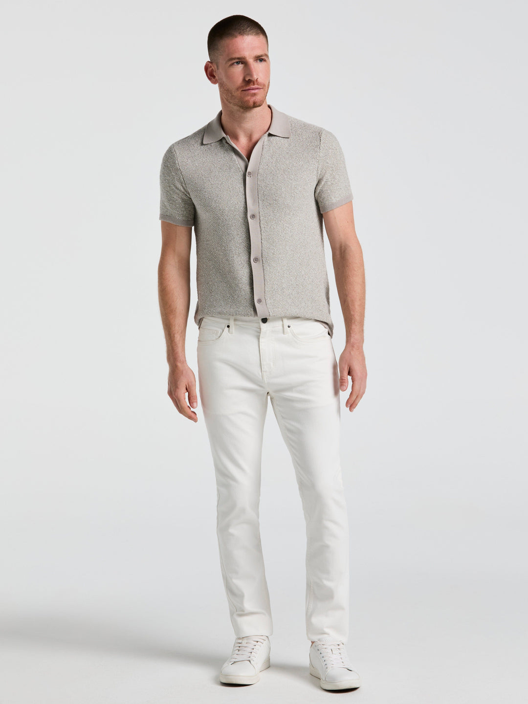 Slim Fit 5 Pocket Denim Pant (White Wash) 