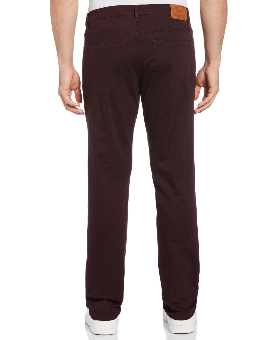 Slim Fit Stretch Knit 5-Pocket Pant (Port) 