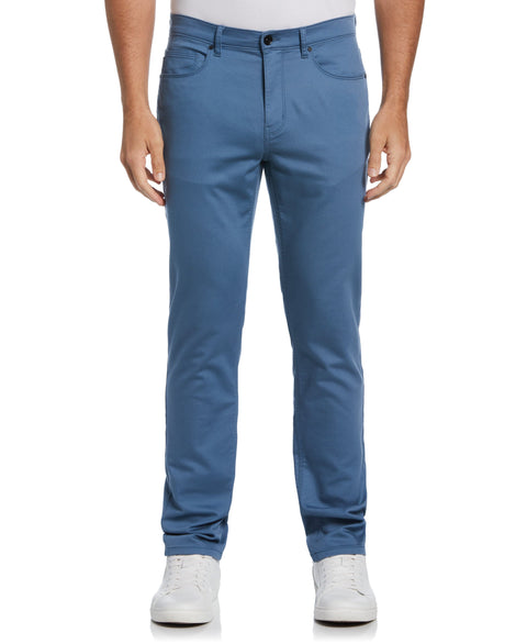 Slim Fit Stretch Knit 5-Pocket Pant (Copen Blue) 