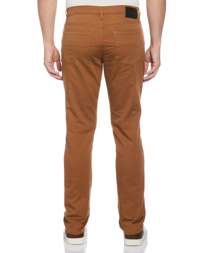 Men s Regular Fit Stretch Knit 5 Pocket Pant Perry Ellis