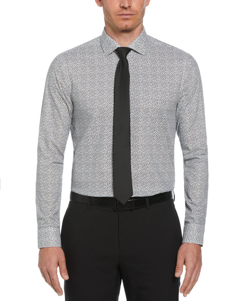 Camo Floral Pattern Shirt (Dark Charcoal) 