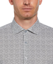 Camo Floral Pattern Shirt (Dark Charcoal) 