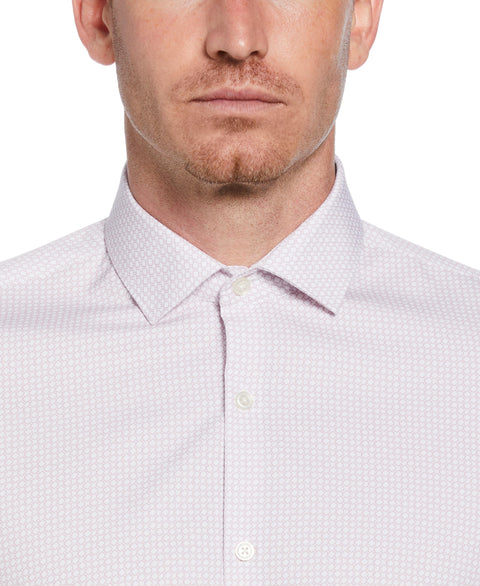 4-Way Stretch Salmon Box Shirt (Salmon) 