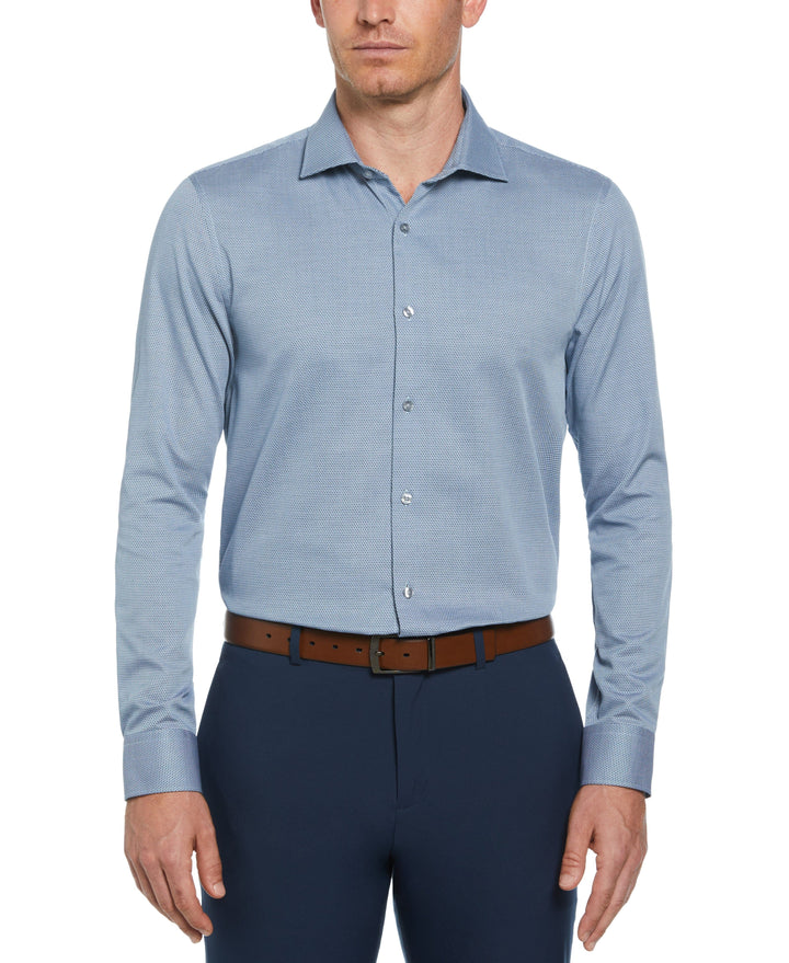 Double Edge Dobby Shirt (Navy) 