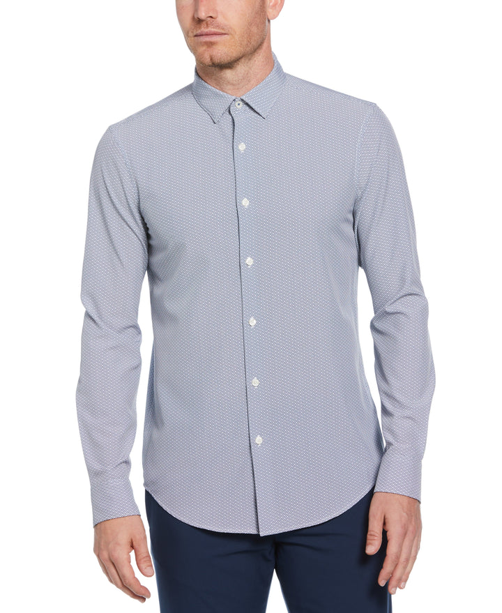 Geo Print Shirt (Bright White) 