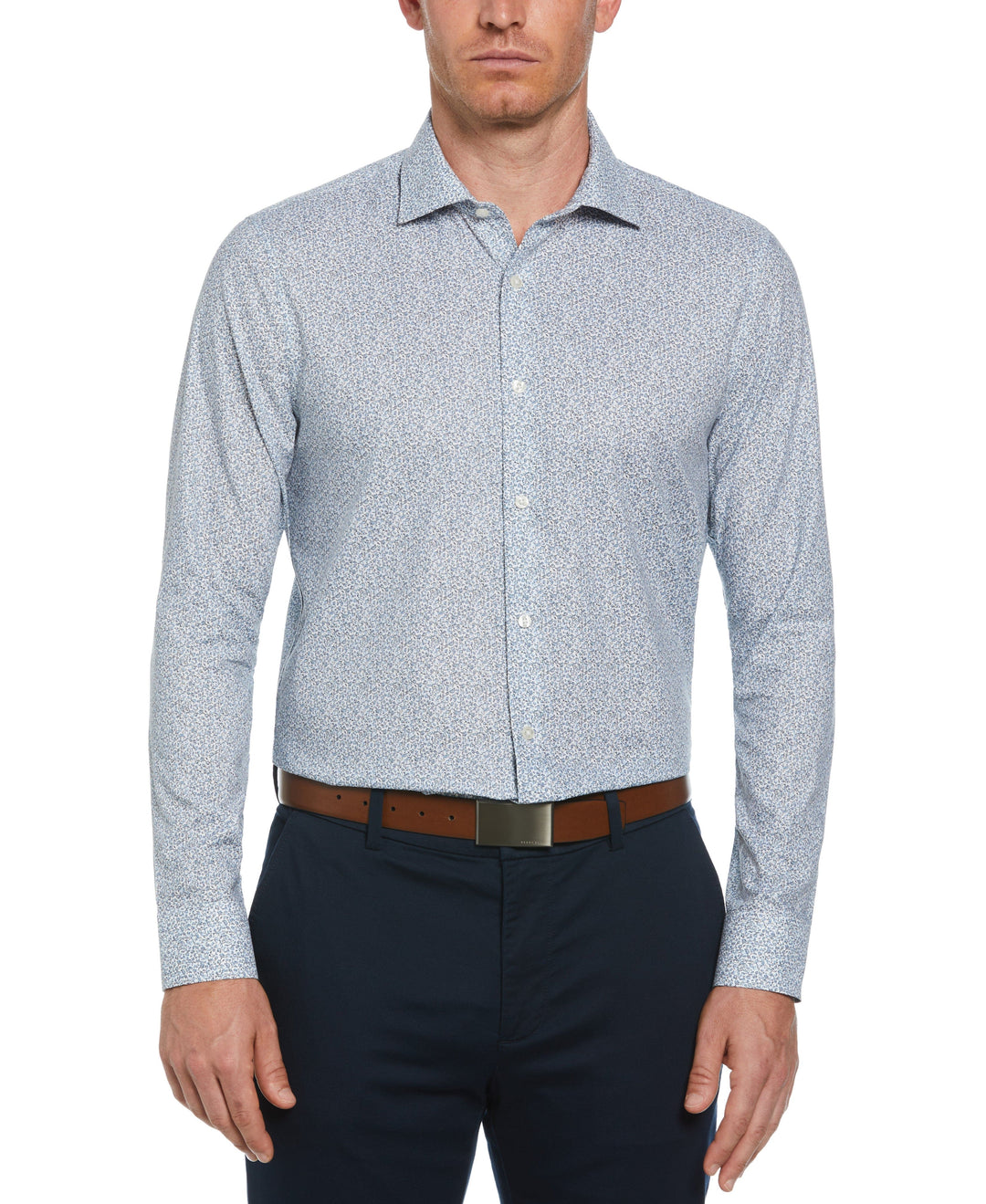 Liberty Floral Pattern Shirt (Blue) 