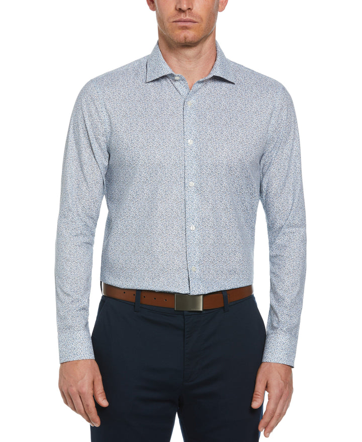 Liberty Floral Pattern Shirt (Blue) 