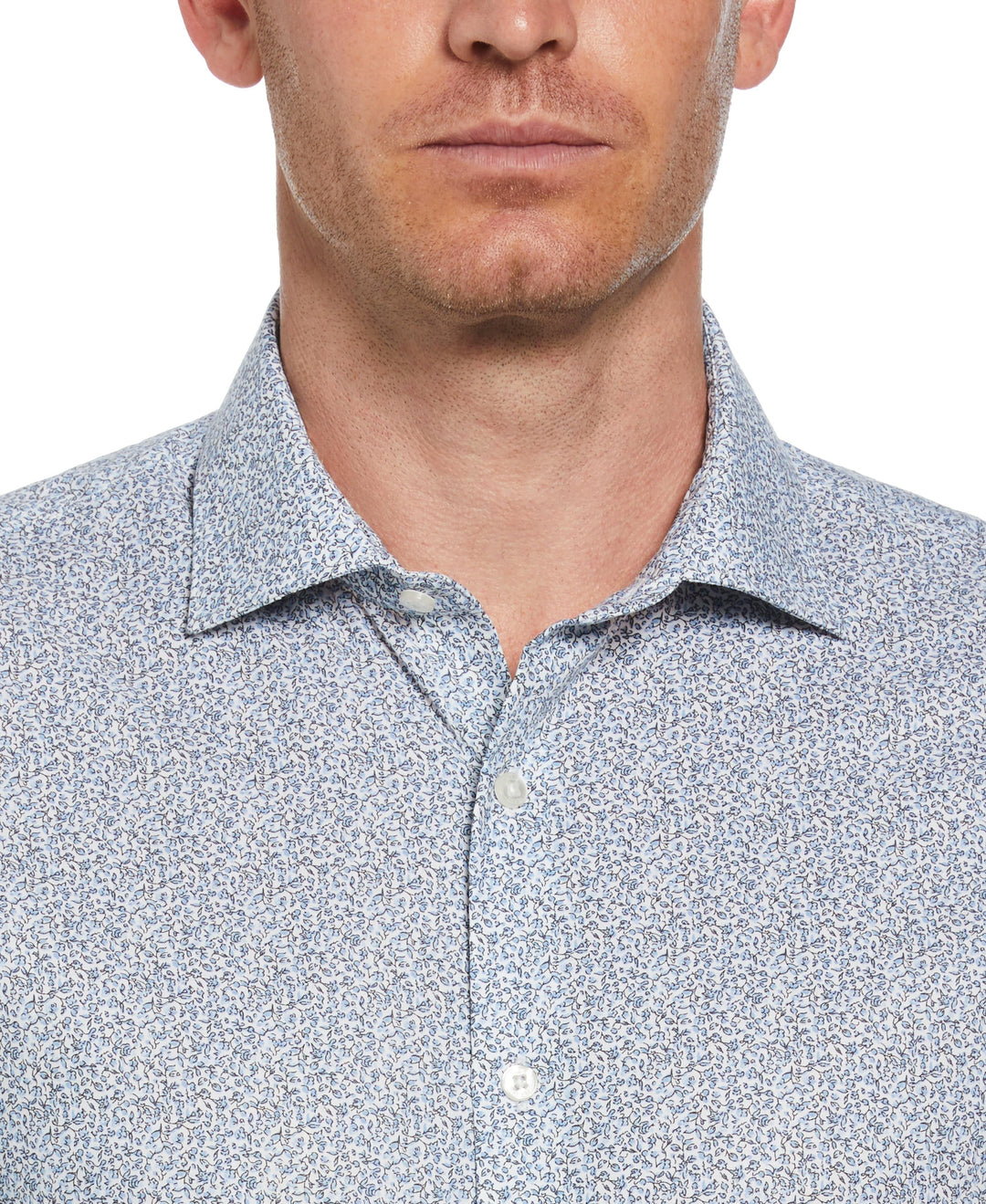 Liberty Floral Pattern Shirt (Blue) 