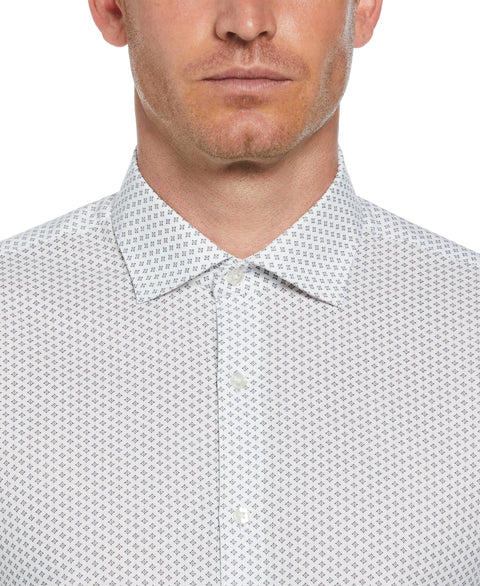 Mini Geo Pattern Shirt (Navy) 