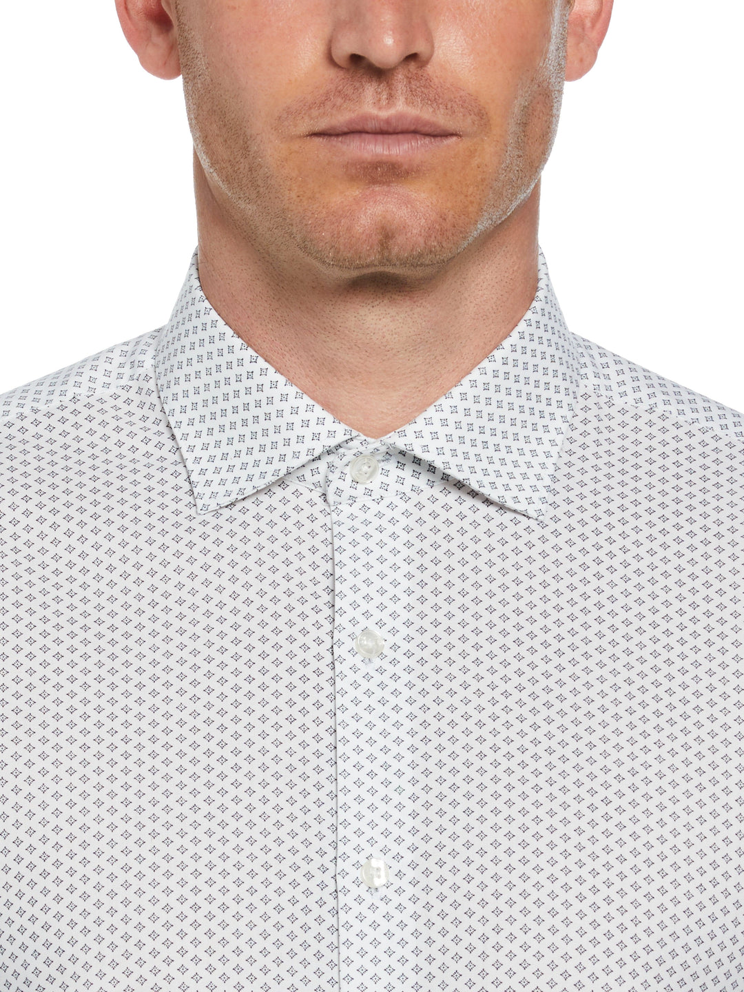 Mini Geo Link Shirt (Navy) 