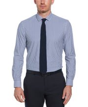 Knit Medium Stripe Shirt (Navy) 