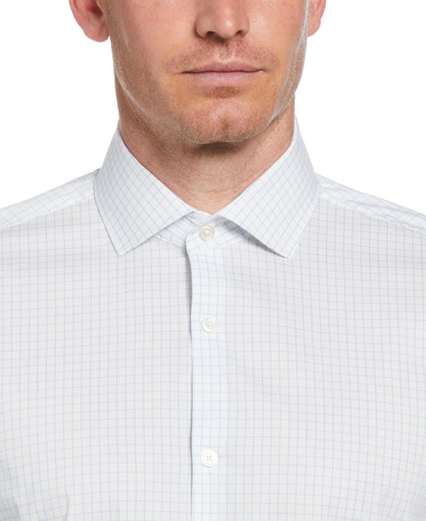 Light Blue Check Print Shirt (Lt. Blue) 
