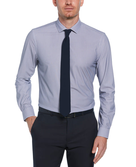 Knit Black and White Shirt (Navy) 