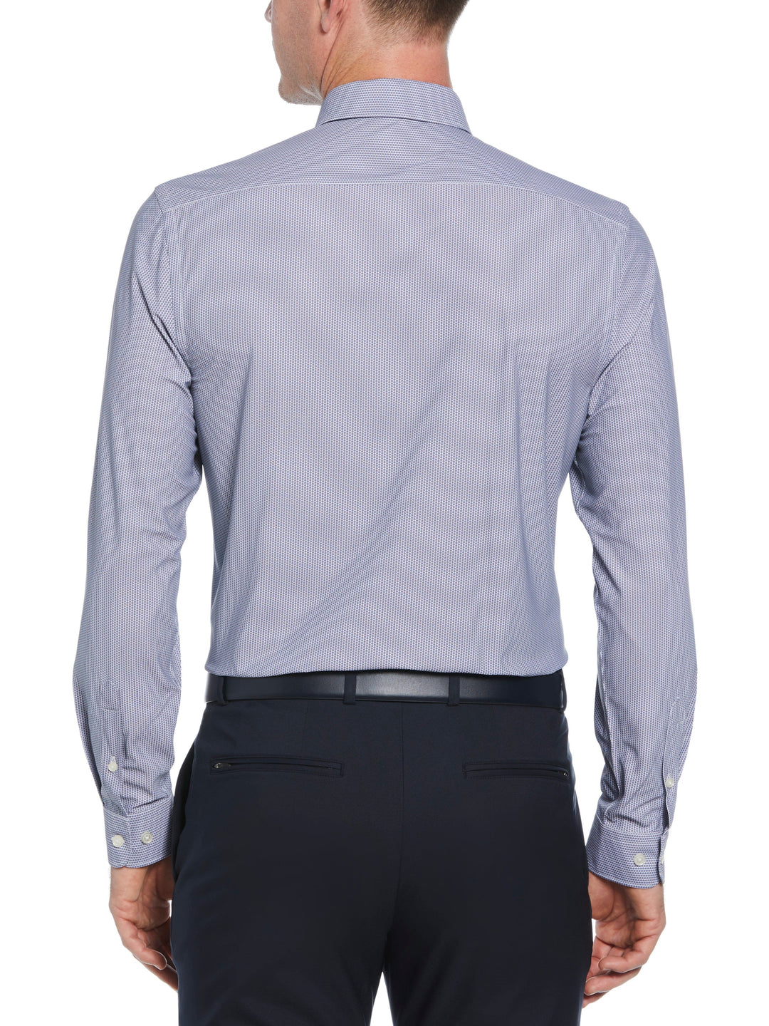 Knit Black and White Shirt (Navy) 