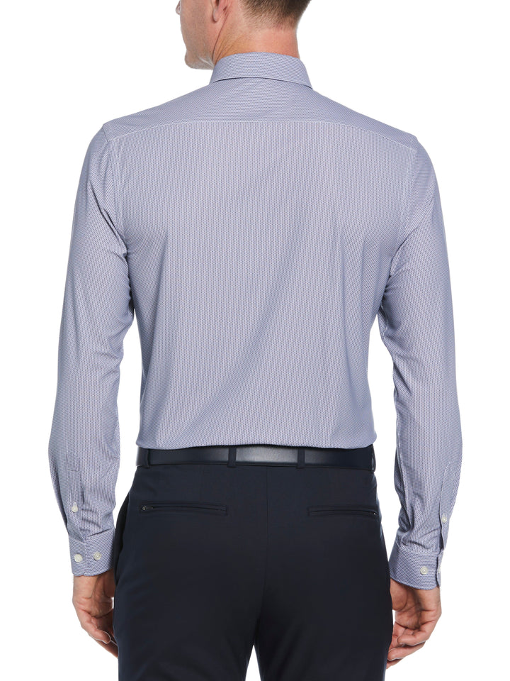 Knit Black and White Shirt (Navy) 