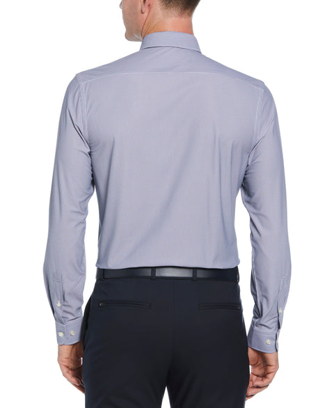 Knit Black and White Shirt (Navy) 