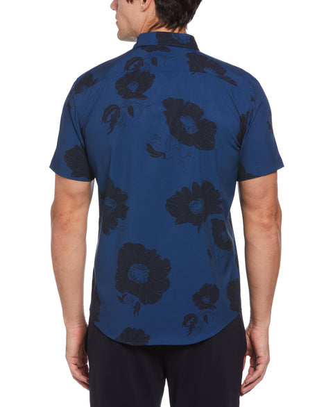 Slim Fit Contrast Floral Shirt (Titan) 