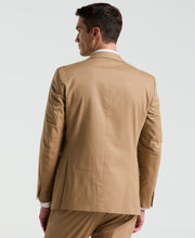 Slim Fit Cotton Blend Suit Jacket (Tan) 