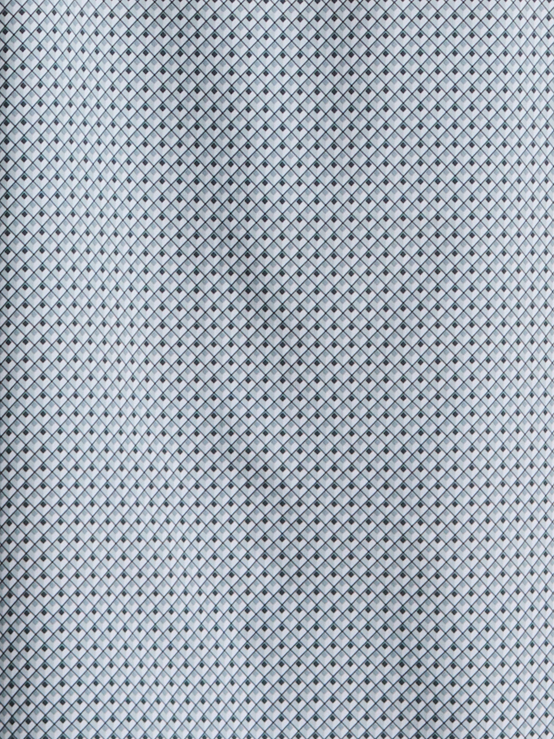 Slim Fit Cube Geometric Print Shirt (Chiseled Stone) 