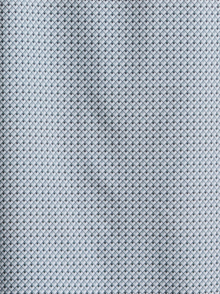Slim Fit Cube Geometric Print Shirt (Chiseled Stone) 