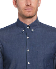 Denim-Like Woven Shirt (Blue Dust) 