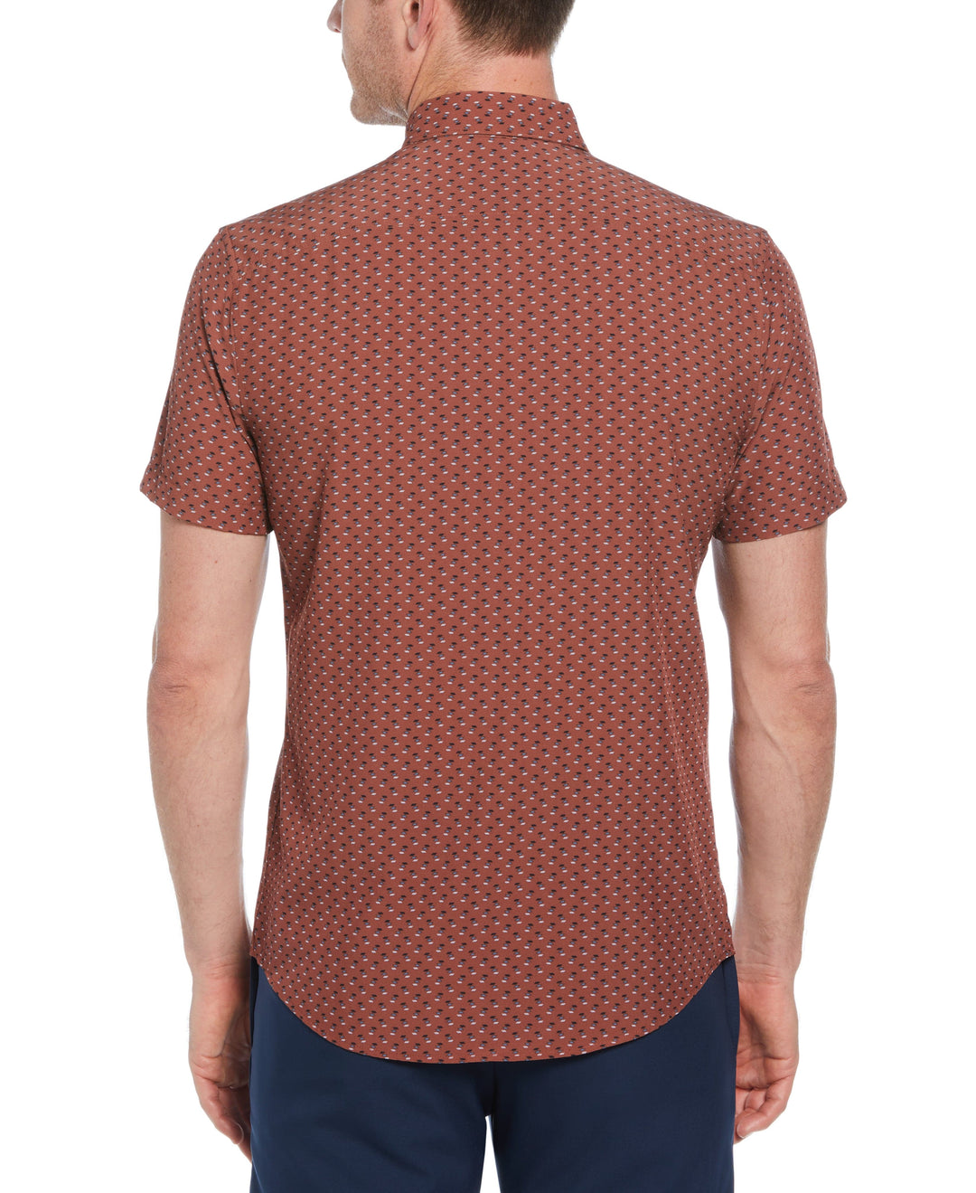 Diamond Print Shirt (Rustic Brown) 