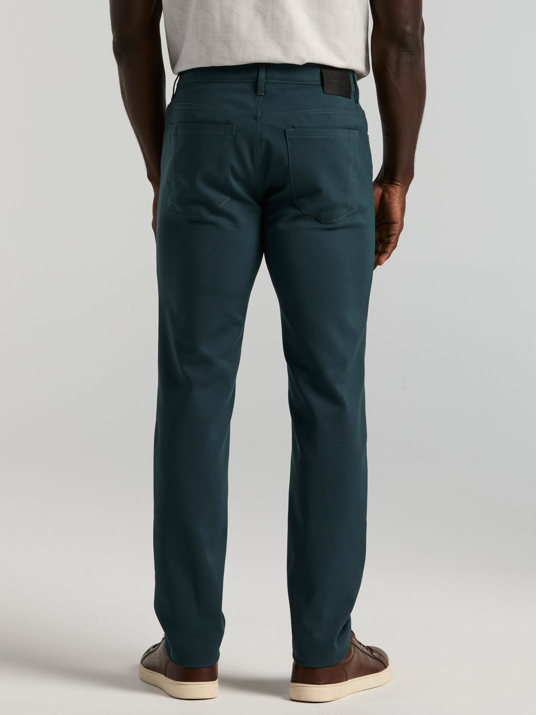 Double Weave Slim Fit 5-Pocket Pants (Dark Stargazer) 