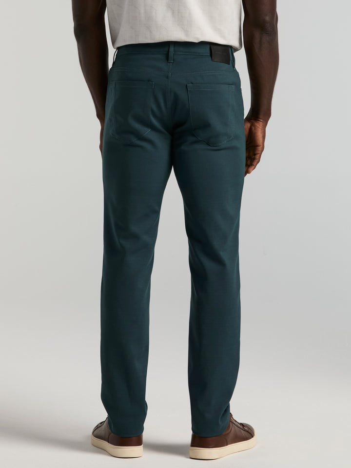 Double Weave Slim Fit 5-Pocket Pants (Dark Stargazer) 