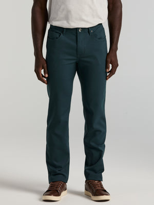 Double Weave Slim Fit 5-Pocket Pants (Dark Stargazer) 