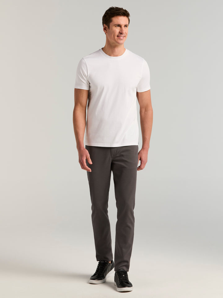 Double Weave Slim Fit 5-Pocket Pants (Magnet) 