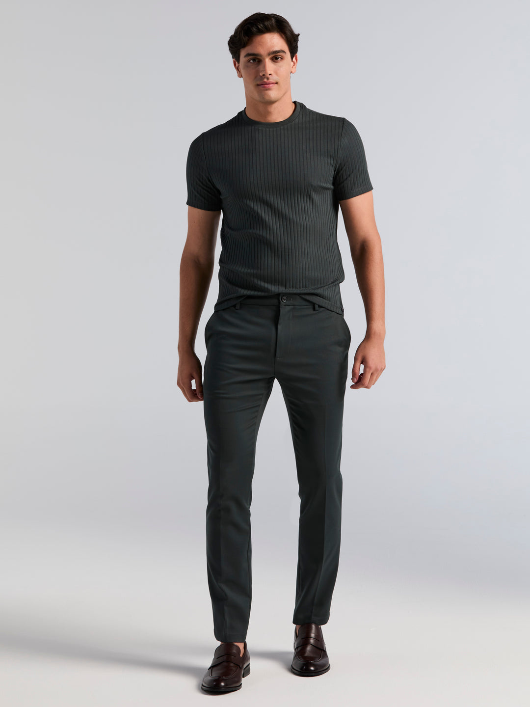 Slim Fit Double Cloth Chino Pant (Forest River) 
