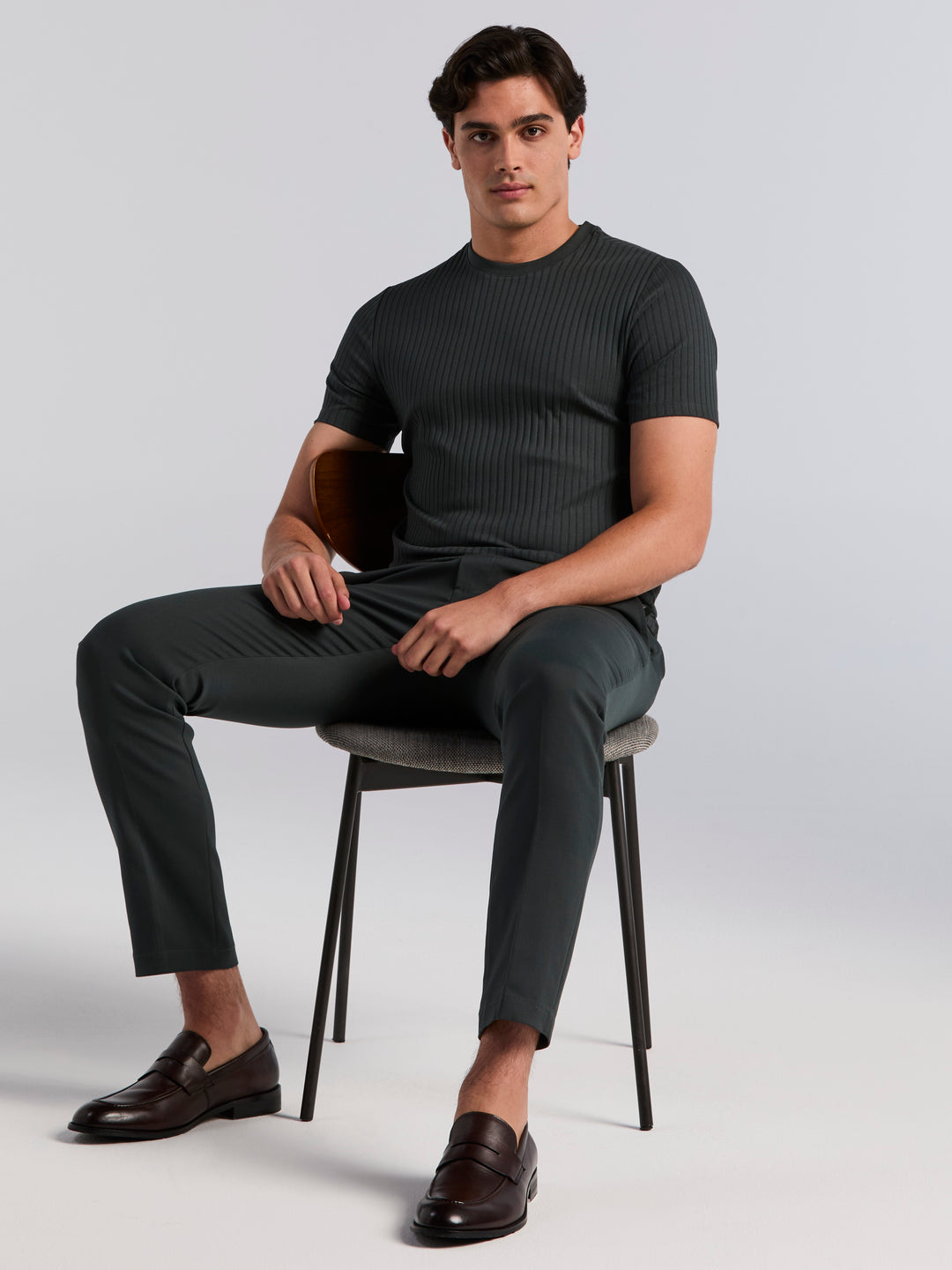 Slim Fit Double Cloth Chino Pant (Forest River) 