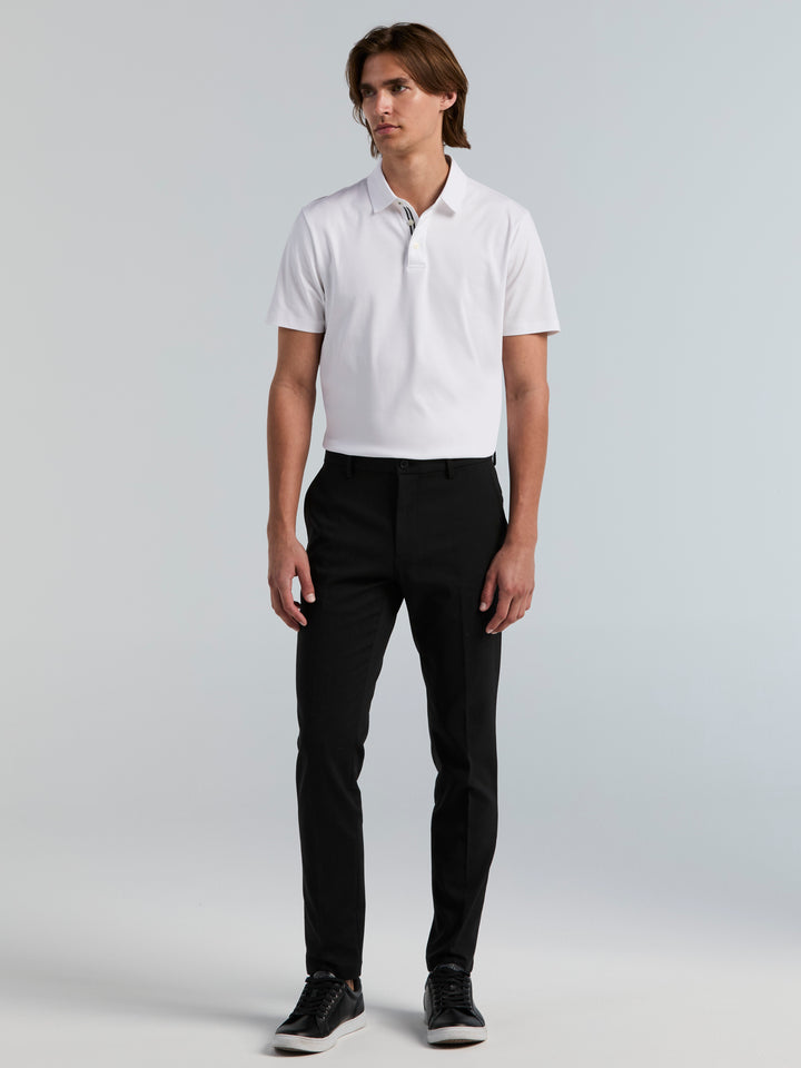 Slim Fit Double Cloth Chino Pant (Black) 