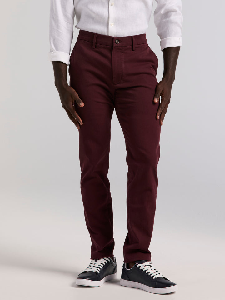 Slim Fit Garment Dyed Chino (Fudge) 