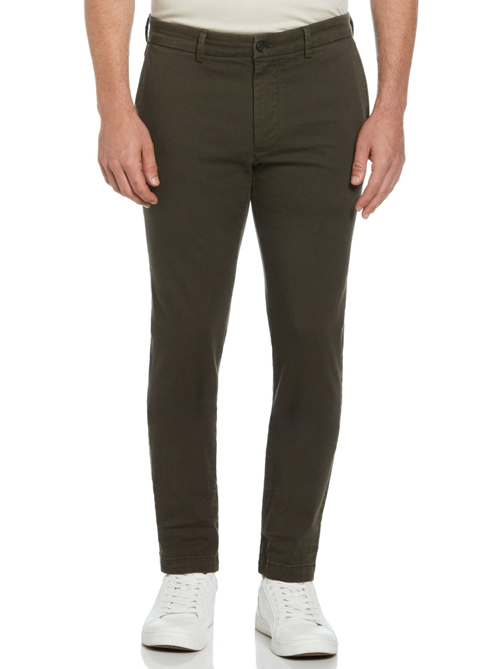 Slim Fit Garment Dyed Chino (Olive) 