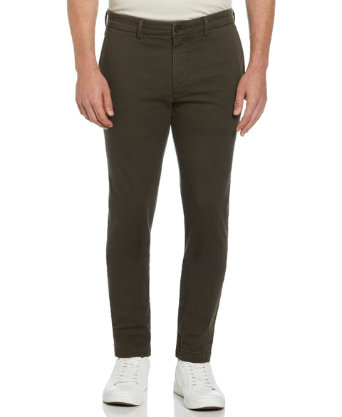 Slim Fit Garment Dyed Chino (Olive) 