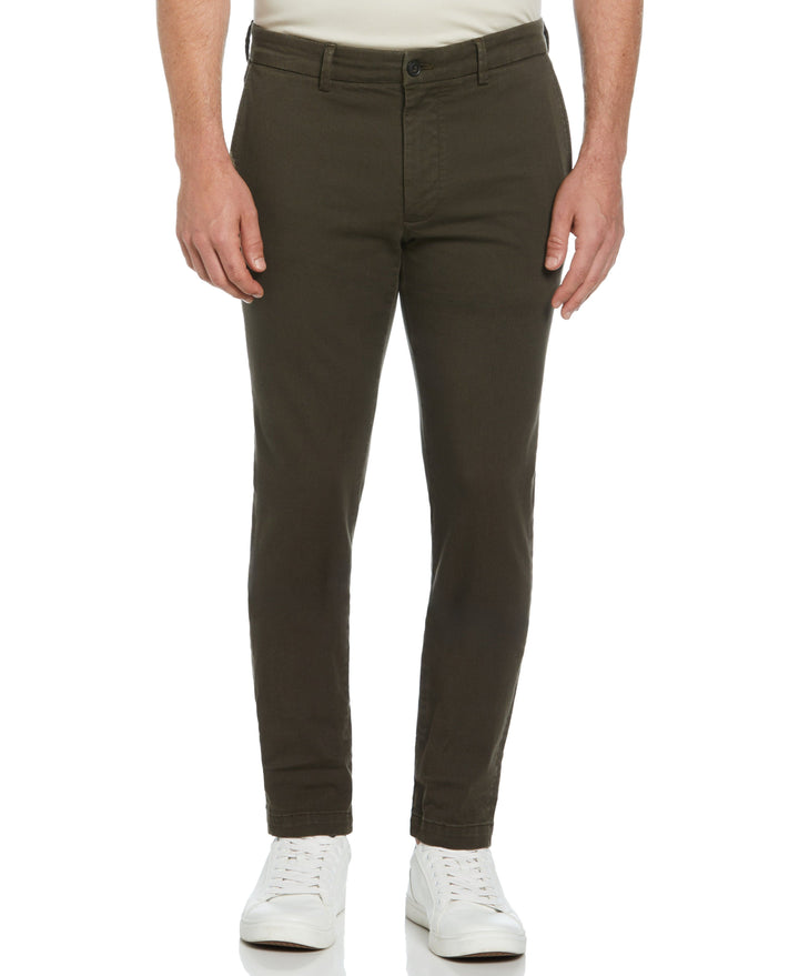 Men s Slim Fit Garment Dyed Chino Perry Ellis