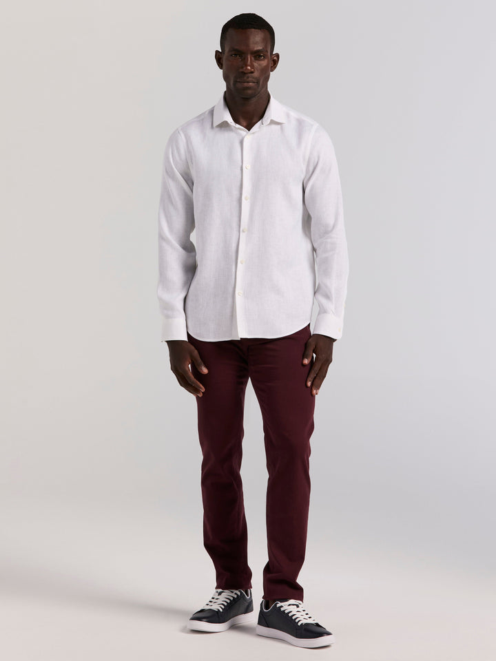 Slim Fit Garment Dyed Chino (Fudge) 