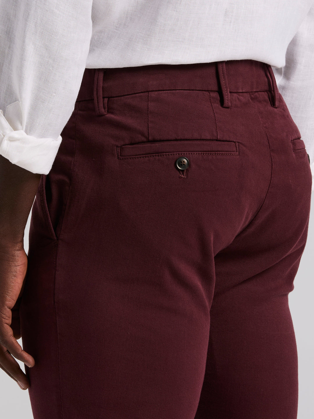 Slim Fit Garment Dyed Chino (Fudge) 