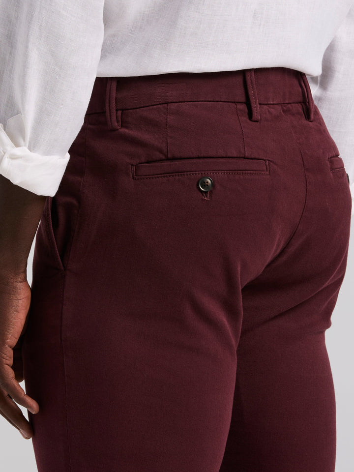 Slim Fit Garment Dyed Chino (Fudge) 