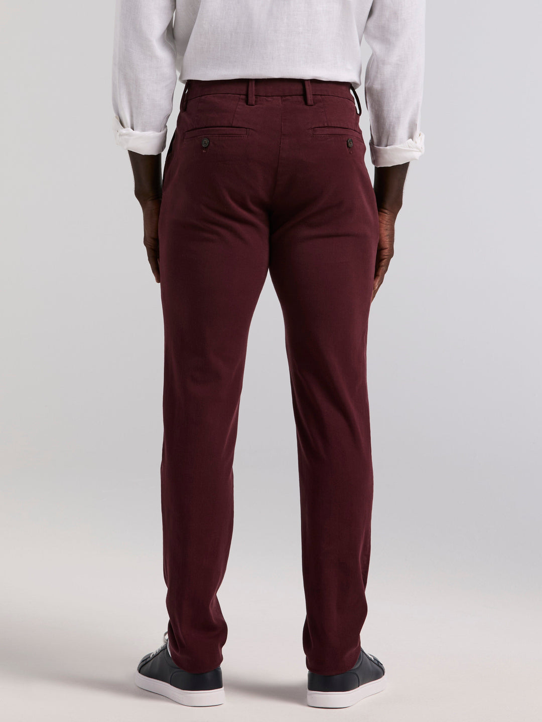 Slim Fit Garment Dyed Chino (Fudge) 