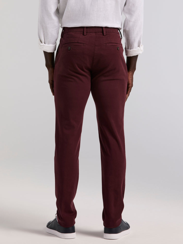 Slim Fit Garment Dyed Chino (Fudge) 