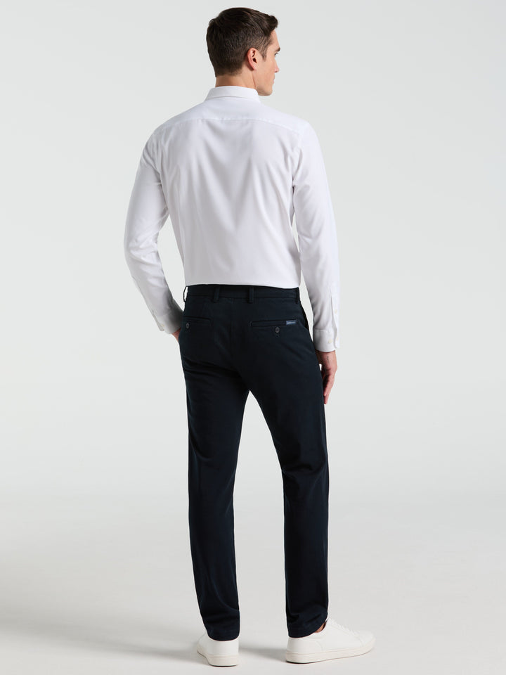 Slim Fit Garment Dyed Chino (Dark Sapphire) 