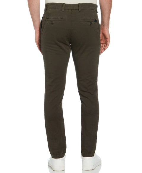 Slim Fit Garment Dyed Chino (Olive) 