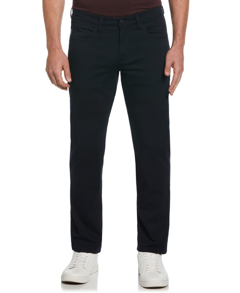 Perry Ellis Portfolio ブラック スラックス Perry Ellis Men's Portfolio Stretch Straight Leg Flex Flat