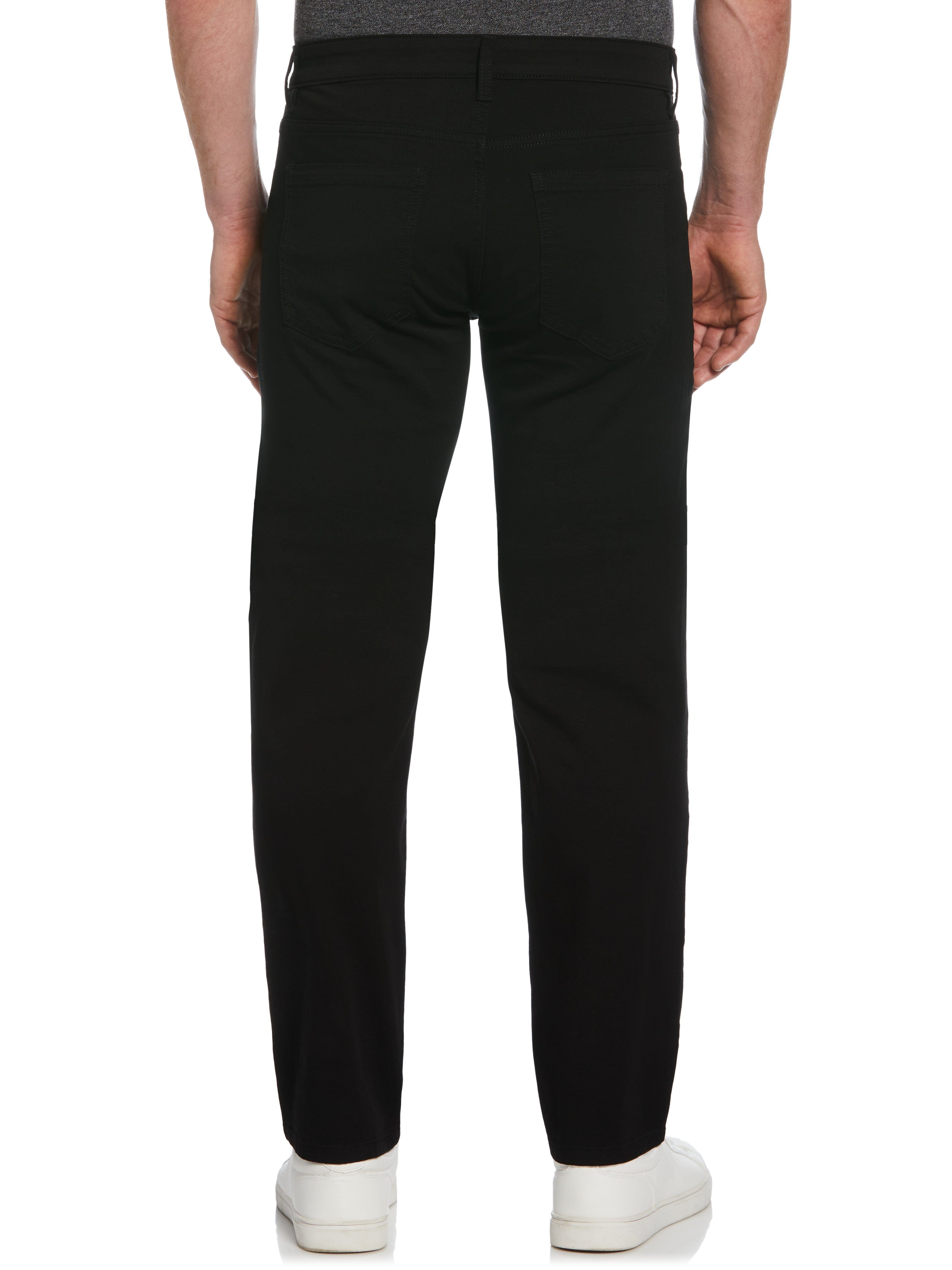Slim Fit Dyed Twill 5-Pocket Pant – Perry Ellis