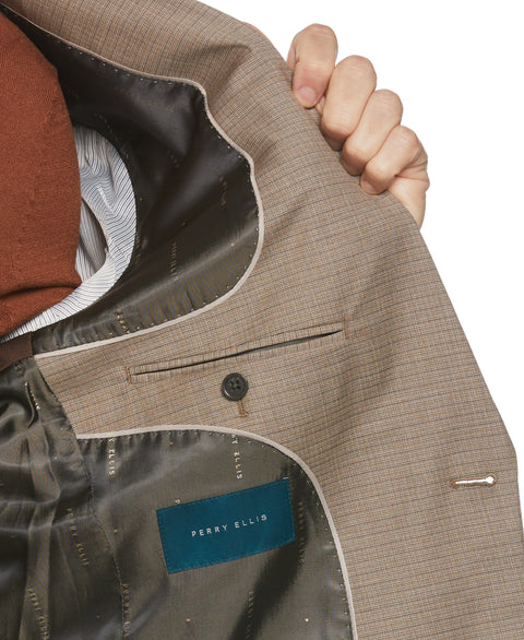 Slim Fit Elmwood Fine Grid Suit
