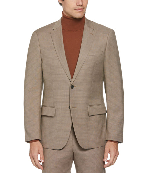 Slim Fit Fine Grid Suit Jacket (Elmwood) 